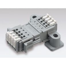 【SL-4000-ASH-8PGY】2ピース型スクリューレス端子台(プラグ/レセプタクル組 水平取付け)3.81mmピッチ 5A 300V 8極