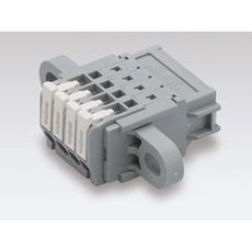 【SL-4000-ASJV-12PGY】2ピース型スクリューレス端子台(プラグ 垂直取付け)3.81mmピッチ 5A 300V 12極