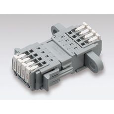 【SL-4000-ASV-10PGY】2ピース型スクリューレス端子台(プラグ/レセプタクル組垂直取付け)3.81mmピッチ5A300V10極