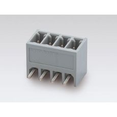 【SL-4000-CWJH-5PGY】2ピース型スクリューレス端子台(基板用レセプタクル ライトアングル)3.81mmピッチ 5A 300V 5極