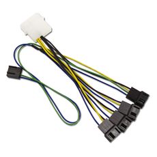 【CA-864PS】【在庫処分セール】ファンPWM信号4分岐ケーブル 10cm