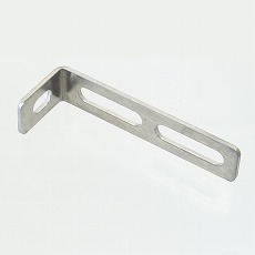 【S619】【在庫処分セール】ステンレス金具(厚さ3mm・25×110×40mm・穴径10mm)