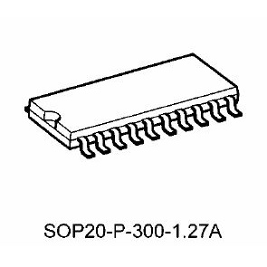 【TC74LCX541F(F)】8回路 バスバッファ CMOS 入力トレラント SOP20