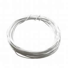 【ETFEｼﾛ0.51MML10】ETFE電線(ジュンフロン線)白 0.51mm 10m(±2％)