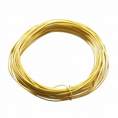 【ETFEｷ0.51MML10】ETFE電線(ジュンフロン線)黄 0.51mm 10m(±2％)