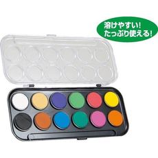 【111450】A&B 固形水彩絵具 12色セット