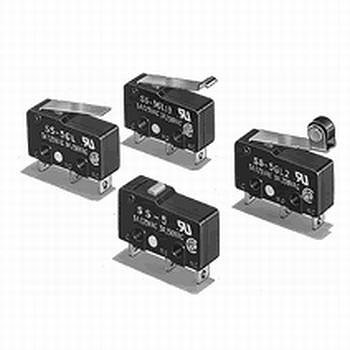 【SS-5-F】超小形基本スイッチ 5A ピン押しボタン形 0.49N