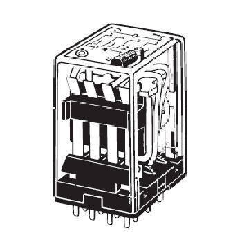【MY2-02-AC24】プリント基板端子 ミニパワーリレー AC24V