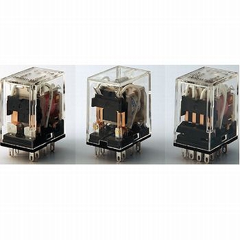 【MY4ZH-AC100/110】ミニパワーリレー MY 4PDT AC100/110V プラグイン端子