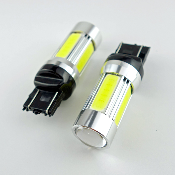 【HC-7443-6COB-2】【在庫処分セール】T20ダブル球 無極性(白)12V/450mA 白