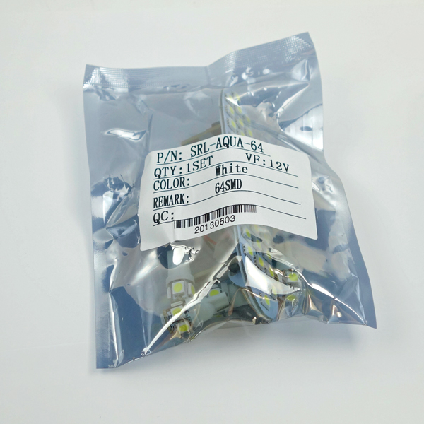 【HC-SRL-AQUA-64】【在庫処分セール】ルームランプセット(AQUA)12V/220mA 白