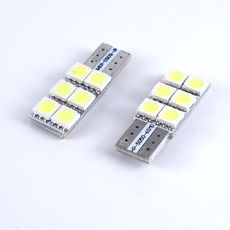 【HC-T10-6-5050SMD-C-1】T10無極性バルブ(白･キャンセラー内蔵)12V/150mA 白