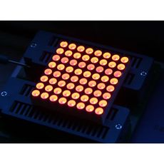 【104990124】38mm 8x8 square matrix LED - Red Common Anode