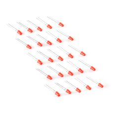 【COM-09856】LED(赤、5mm、25個入り)