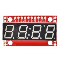 【COM-11629】7セグメントディスプレイ(シリアル 白)