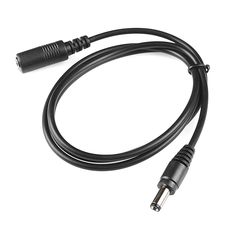 【COM-11706】Barrel Jack Extension Cable - M-F(3 ft)