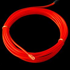 【COM-12931】EL Wire - Red 3m(Chasing)