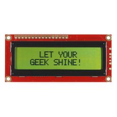 【LCD-00255】Basic 16x2 Character LCD - Black on Green 5V