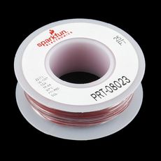 【PRT-08023】Hook-up Wire - Red(22 AWG)