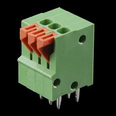 【PRT-08074】Spring Terminals - PCB Mount(3-Pin)