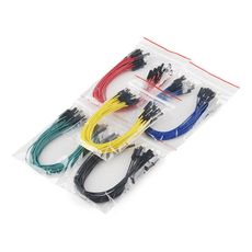 【PRT-10897】Jumper Wires Premium 6inch M/M Pack of 100