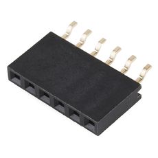 【PRT-12590】Header - 6-pin Female(SMD、 0.1inch 、 Right Angle)
