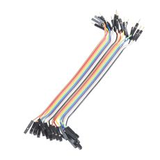 【PRT-12794】Jumper Wires - Connected 6inch(M/F、 20 pack)
