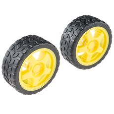 【ROB-13259】Wheel - 65mm(Rubber Tire、 Pair)