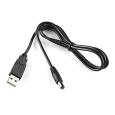 【TOL-08639】バレルジャック変換ケーブル(USB - 5.5mm)