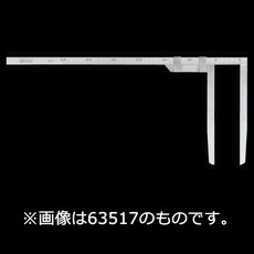 【63592】材木尺 ステン 1m表2mm・裏1mm目盛