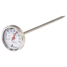 【72610】温度計 V-2 丸T字型-20～60℃ φ3.5×13cm
