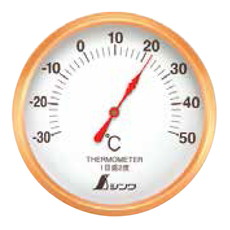 【72689】温度計 S-1 丸型 10cm