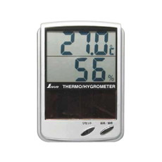 【72989】デジタル温湿度計B最高/最低ソーラーパネル