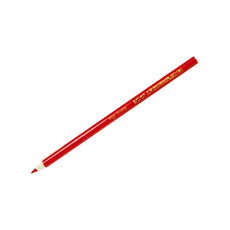 【78440】工事用 鉛筆型クレヨン 赤 3本入