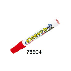 【78504】ホワイトボードマーカー 赤 中字丸芯