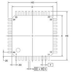 【R5F11EF8AFP#30*】RL78ファミリマイコン(RL78/G1G)