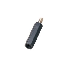 【BS-310BE】黒ジュラコン(R)スペーサー(六角)/BS-BE M3 10mm