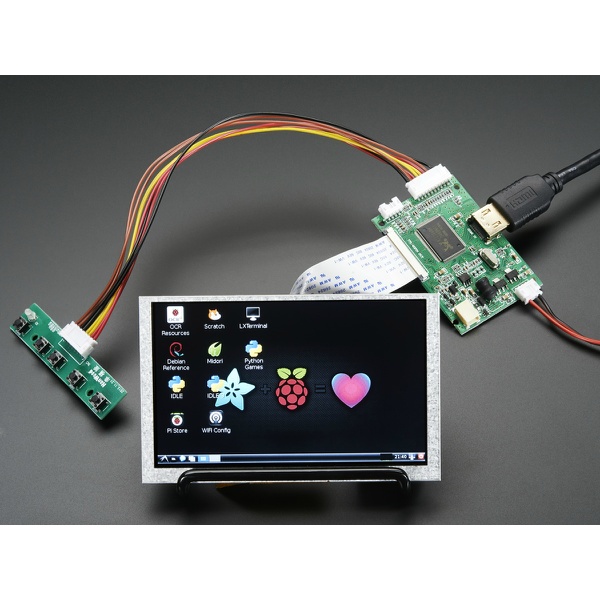 【1928】HDMI 4 Pi：5’’ Display(no Touch)w/Mini Driver-800x480 HDMI