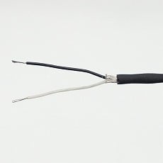 【KPPVSW130.08MMX2CR】KPPV-SW細径シールド線 13/0.08mm 2芯