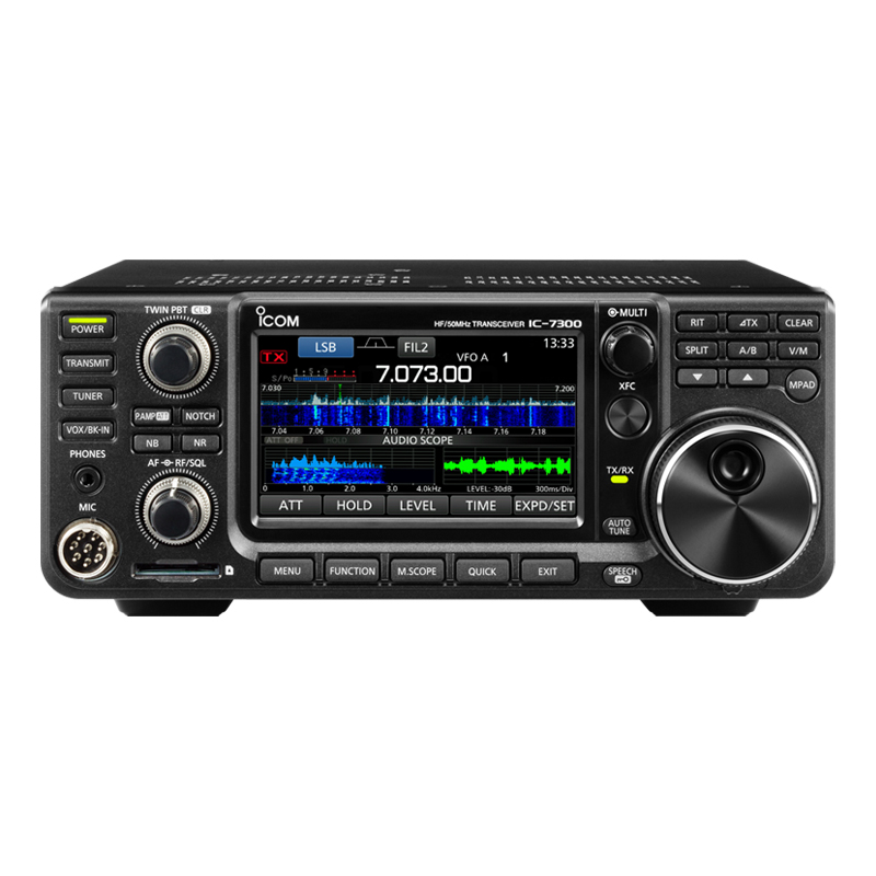 【IC-7300】HF +50MHz < SSB/CW/RTTY/AM/FM > 100Wトランシーバー