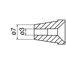 【N60-07】ノズル 3.0mm FR-400用