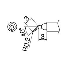 【T30-J】こて先 J型 FX-951・FM-203・FM-206用