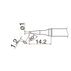 【T31-02BC1】こて先 1BC型・400℃ FX-1001用