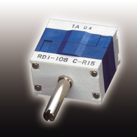 【RD1-105R-R15】ロータリコードスイッチ DIP型 1段1回路 ポジション数5 リアルコード シャフト形状丸型 シャフト長15mm