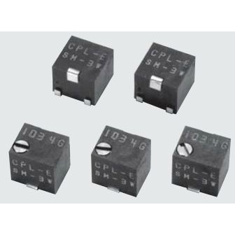 【SM-31TW 500K ohm(504)】トリマポテンショメータ 5回転 上面調整 J-リード 500KΩ 包装テーピング(リール)
