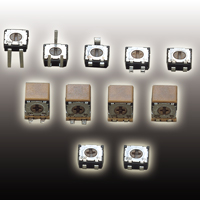 【ST-42ETH 1K ohm(102)】トリマポテンショメータ 1回転型 プラスロータ 側面調整 ガル・ウィング 1KΩ 包装テーピング(リール)