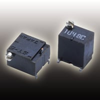 【ST-5EW 10 ohm(100)】トリマポテンショメータ 14回転型ガル・ウィング 上面調整 10Ω