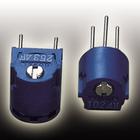 【TM-7EW 500 ohm(501)】トリマポテンショメータ 3回転型サーメットトリマ 上面調整 500Ω