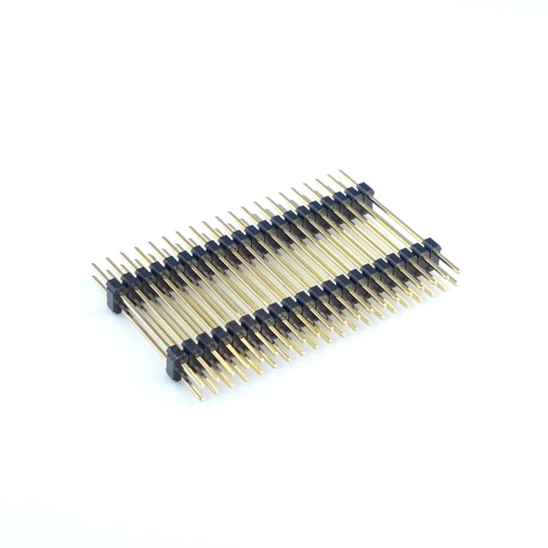 【2131-AA-S220-AB-GA】40ピン連結ピンヘッダー[20ピン×2列] 6mm/20mm/6mm 2.54mmピッチ