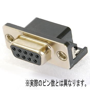 【3223DB25RS1S2】D-SUB基板取付 固定具無し 25pinメス